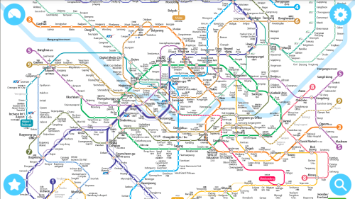 Subway Lines in Seoul take you almost everywhere (may'15)